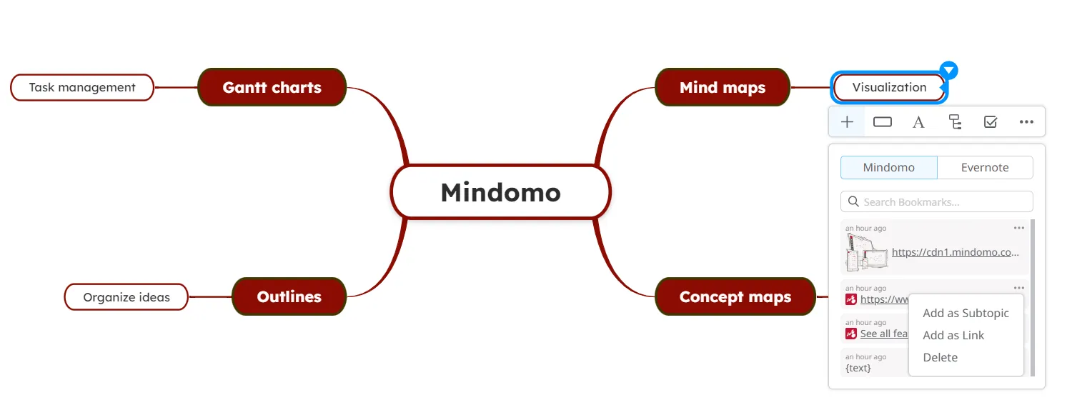 Marcador de enlace IA