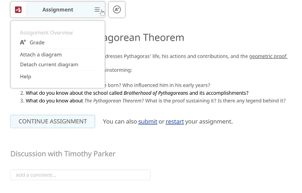 Continuar asignación