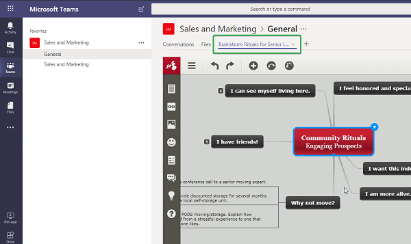 Microsoft Teams Mindomo Help